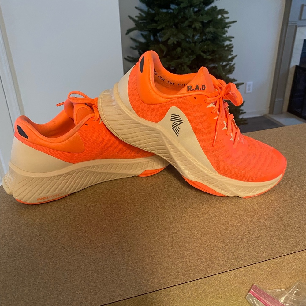R.A.D Men's Athletic Shoes - Orange and Cream